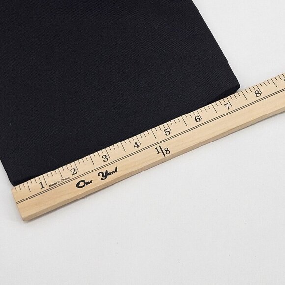 Misook Acrylic Knit Straight Leg Pants Black Women’s Size S High Rise Minimalist - Picture 9 of 9